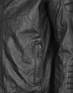 Mustang Leren Jassen Tussenjas Garry Heren Zwart -Mustang Verkoop 02efb8e0fd8ec19a7d4d3702ed8ac3a3