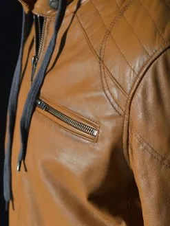 Mustang Leren Jassen Tussenjas Foster Heren Cognac -Mustang Verkoop 053836137cfc86b08998e82b62e671e3