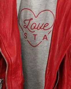 Mustang Leren Jassen Tussenjas 31020254 Dames Rood -Mustang Verkoop 0af35831b03e018b5e3473deb6d4f6de