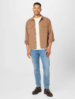 Mustang T-shirts Shirt Alex Heren Wolwit -Mustang Verkoop 0f86dd32aa692706848dc1f6540bff76