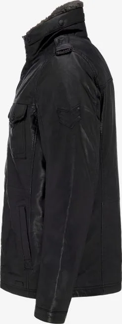 Mustang Leren Jassen Tussenjas Walker FF Heren Zwart -Mustang Verkoop 10a0ab6c8818f1f78fa5b47d83cd8f66