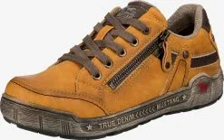 Mustang Casual Sneakers Sneakers Laag Dames Geel