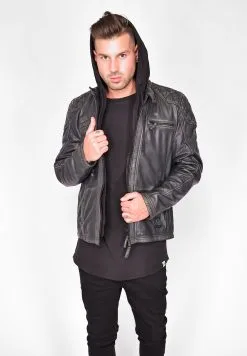 Mustang Leren Jassen Tussenjas Heren Grijs -Mustang Verkoop 187dab2b71ecaaabade66db44ced3fb0