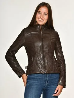 Mustang Leren Jassen Tussenjas Osterley Dames Bruin -Mustang Verkoop 198bcf9f53bc8a95a588f3be67099b08