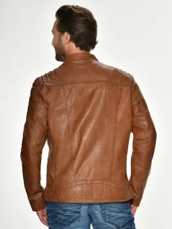 Mustang Leren Jassen Tussenjas Wellington Heren Karamel -Mustang Verkoop 1a46975bd3eb5e84ea843cb9004027f2