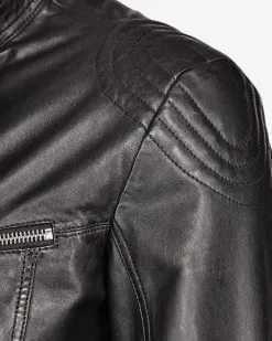 Mustang Leren Jassen Tussenjas 31021312 Heren Zwart -Mustang Verkoop 1aa9f5553c5c15f904f081395d7d7cd2