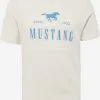 Mustang T-shirts Shirt Alex Heren Greige -Mustang Verkoop 1bb2f215c3eaf850f5c7945a044d7336