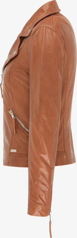 Mustang Leren Jassen Tussenjas Dames Karamel -Mustang Verkoop 1c2278015ee89ab03c0e6b3aa5f66803