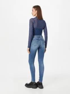 Mustang Jeans Skinny Jeans Jasmin Dames Blauw -Mustang Verkoop 1cc807a9b3864dacd0a5062009534386
