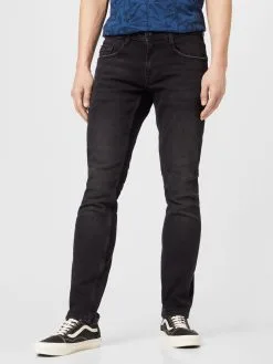 Mustang Straight Regular Jeans Oregon Heren Zwart -Mustang Verkoop 1f24fa359b35b9ee860067419d5e76de