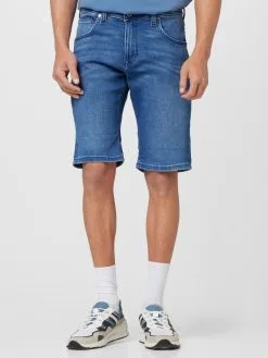 Mustang Denim Shorts Regular Jeans Chicago Heren Blauw -Mustang Verkoop 1f4d24fcbbd003dccca182c72394f297