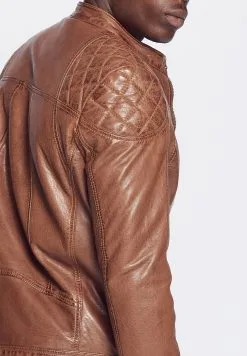 Mustang Leren Jassen Tussenjas Heren Bruin -Mustang Verkoop 2101e6d10e9ad4aa69cdbde2a68519a0