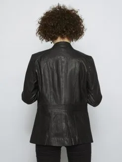 Mustang Leren Jassen Tussenjas Gloria Dames Zwart -Mustang Verkoop 22db0030a2aee41ae5e2dd1e286fef6b