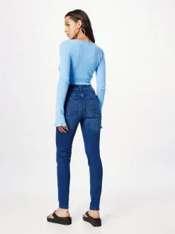 Mustang Jeans Skinny Jeans Georgia Dames Blauw -Mustang Verkoop 28a46dedc42f855c95a55739d0307c18