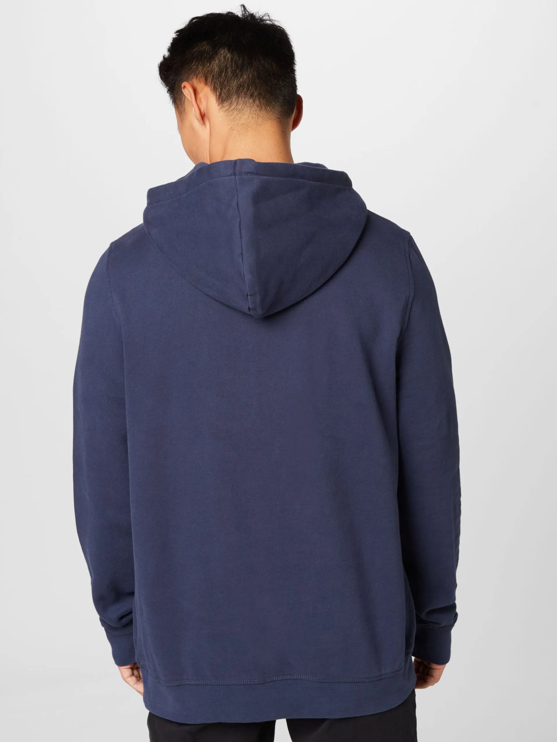 Mustang Hoodies Sweatshirt Bennet Heren Marine / Lichtblauw 6 Mustang Hoodies Sweatshirt Bennet Heren Marine / Lichtblauw - Afbeelding 4