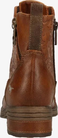 Mustang Enkellaarsjes Veterlaarsjes Dames Karamel / Donkerbruin -Mustang Verkoop 2fb63e3e9a160b0bc40be9f60750899f