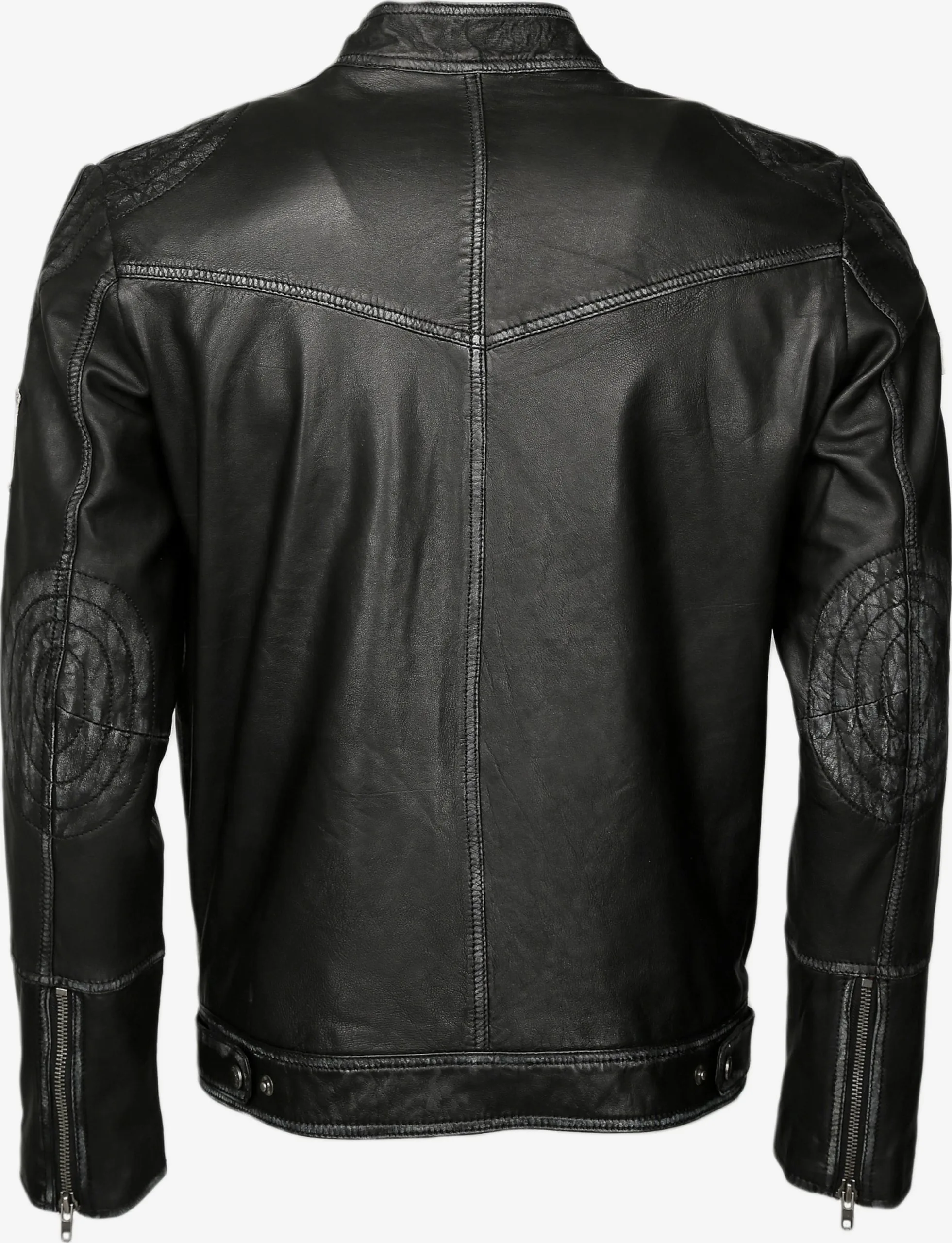 Mustang Leren Jassen Tussenjas Uwe Heren Zwart 4 Mustang Leren Jassen Tussenjas Uwe Heren Zwart - Afbeelding 2