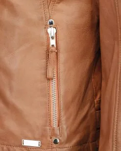 Mustang Leren Jassen Tussenjas Marianne Dames Cognac -Mustang Verkoop 38a4bc7cbb8ffaa5153c409ddde09a16