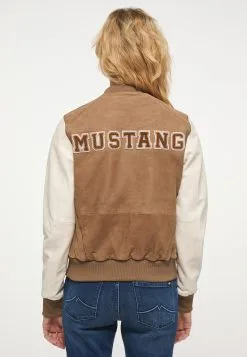 Mustang Leren Jassen Tussenjas Dames Bruin / Karamel -Mustang Verkoop 3f65467b0c802d4dc090b82f1dad02bf