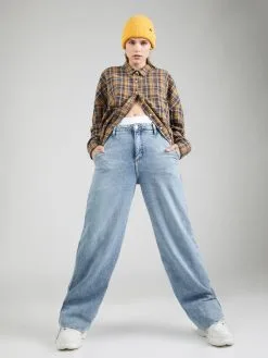 Mustang Overhemden Blouse EDDA Dames Oranje -Mustang Verkoop 409049821b9dd724b4e96203b242935f