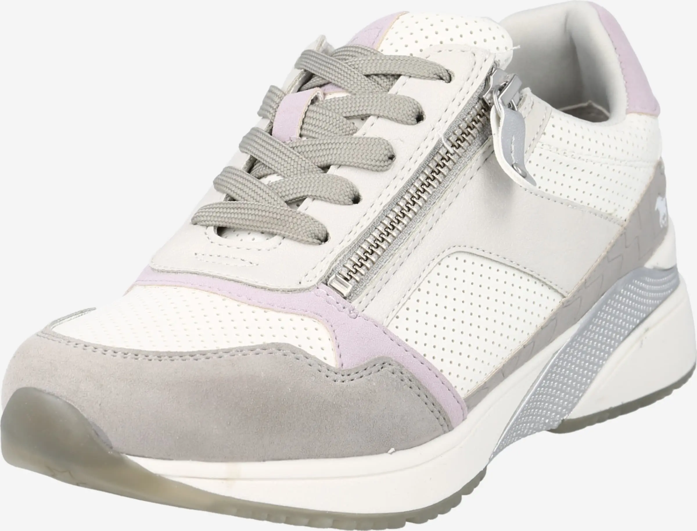 Mustang Fashion Sneakers Sneakers Laag Dames Grijs / Zilvergrijs / Wit 3 Mustang Fashion Sneakers Sneakers Laag Dames Grijs / Zilvergrijs / Wit