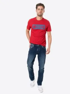 Mustang Straight Regular Jeans Washington Heren Donkerblauw -Mustang Verkoop 463deb51d4ab5b28a9d3ff3272277a30