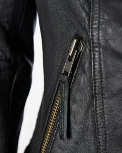 Mustang Leren Jassen Tussenjas Grenada Dames Zwart -Mustang Verkoop 4893a804ecd563fab6189e5221921923