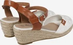 Mustang Sandalen Met Hak Sandaal Dames Wit -Mustang Verkoop 4a3187e43642895b36c194549e658408
