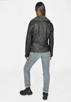 Mustang Leren Jassen Tussenjas 3102136 Dames Zwart -Mustang Verkoop 4a3229d03720c63d060141864052b236