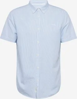 Mustang Casual Overhemden Regular Fit Overhemd Collin Heren Lichtblauw