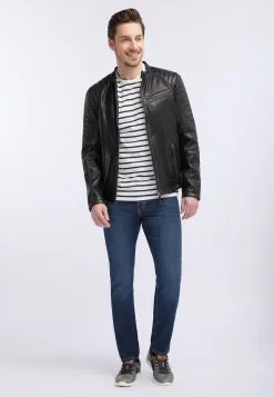 Mustang Leren Jassen Tussenjas Denis Heren Donkerbruin -Mustang Verkoop 56bae767a65a0820c277c1f912ae4bc2