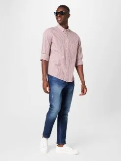 Mustang Geruite Overhemden Regular Fit Overhemd Clemens Heren Rood -Mustang Verkoop 5b8039702dd2f39852aebeafc6011134