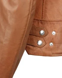 Mustang Leren Jassen Tussenjas Marianne Dames Cognac -Mustang Verkoop 61c3dab40c1b3686e91dd416defaa081