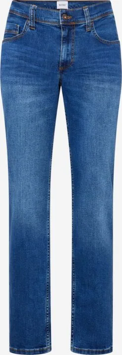 Mustang Straight Regular Jeans Washington 583 Heren Blauw