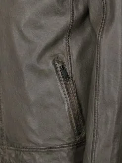 Mustang Leren Jassen Tussenjas Heren Donkergroen -Mustang Verkoop 63670466d5743e03e55a167a115f9455