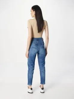 Mustang Mom Jeans Tapered Jeans Charlotte Dames Donkerblauw -Mustang Verkoop 64a4759b6ffed7d06daa3189ab91d0dd