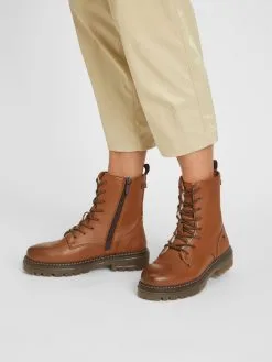 Mustang Enkellaarsjes Veterlaarsjes Dames Bruin -Mustang Verkoop 6582a81e199aca8be37128d65ec3b820