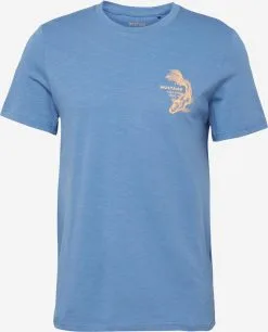 Mustang T-shirts Shirt Alex Heren Smoky Blue