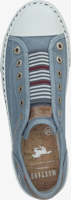 Mustang Casual Sneakers Sneakers Laag Dames Blauw -Mustang Verkoop 6ace2ab2a74239ae5f4fa526ffc6fb7e