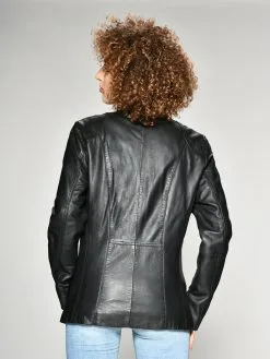 Mustang Leren Jassen Tussenjas Cat Dames Zwart -Mustang Verkoop 6d7e7f263356ffa504ec3648d16b492b