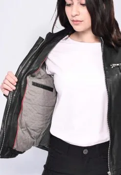 Mustang Leren Jassen Tussenjas Amilia Dames Zwart -Mustang Verkoop 7207c6f4cb00f794396ccabdc5f775fe