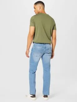 Mustang Straight Regular Jeans Big Sur Heren Lichtblauw -Mustang Verkoop 72d206d3eb55f8e4f72398c4a7fc53ab