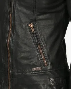 Mustang Leren Jassen Tussenjas Aniwa Dames Zwart -Mustang Verkoop 75ed885b7a4640c25c35c36b0d2d818d