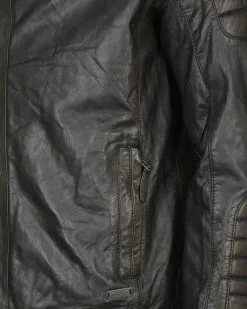 Mustang Leren Jassen Tussenjas Garry Heren Kastanjebruin -Mustang Verkoop 7621a21920c7ce162f141b82ff7811a3