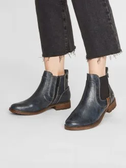 Mustang Enkellaarsjes Chelsea Boots Dames Navy -Mustang Verkoop 7b53bf11165fccffd965890d032c5da5