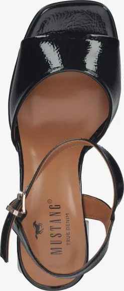 Mustang Sandalen Met Hak Sandalen Met Riem Dames Zwart -Mustang Verkoop 7b5e5929e30b27d2f4936abfd4e75f0f