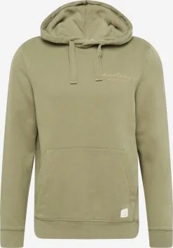 Mustang Hoodies Sweatshirt Bennet Heren Kaki