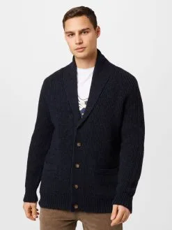 Mustang Vesten Gebreid Vest Edgar Heren Navy -Mustang Verkoop 83480e396400f7be1b4024b2677f8cec