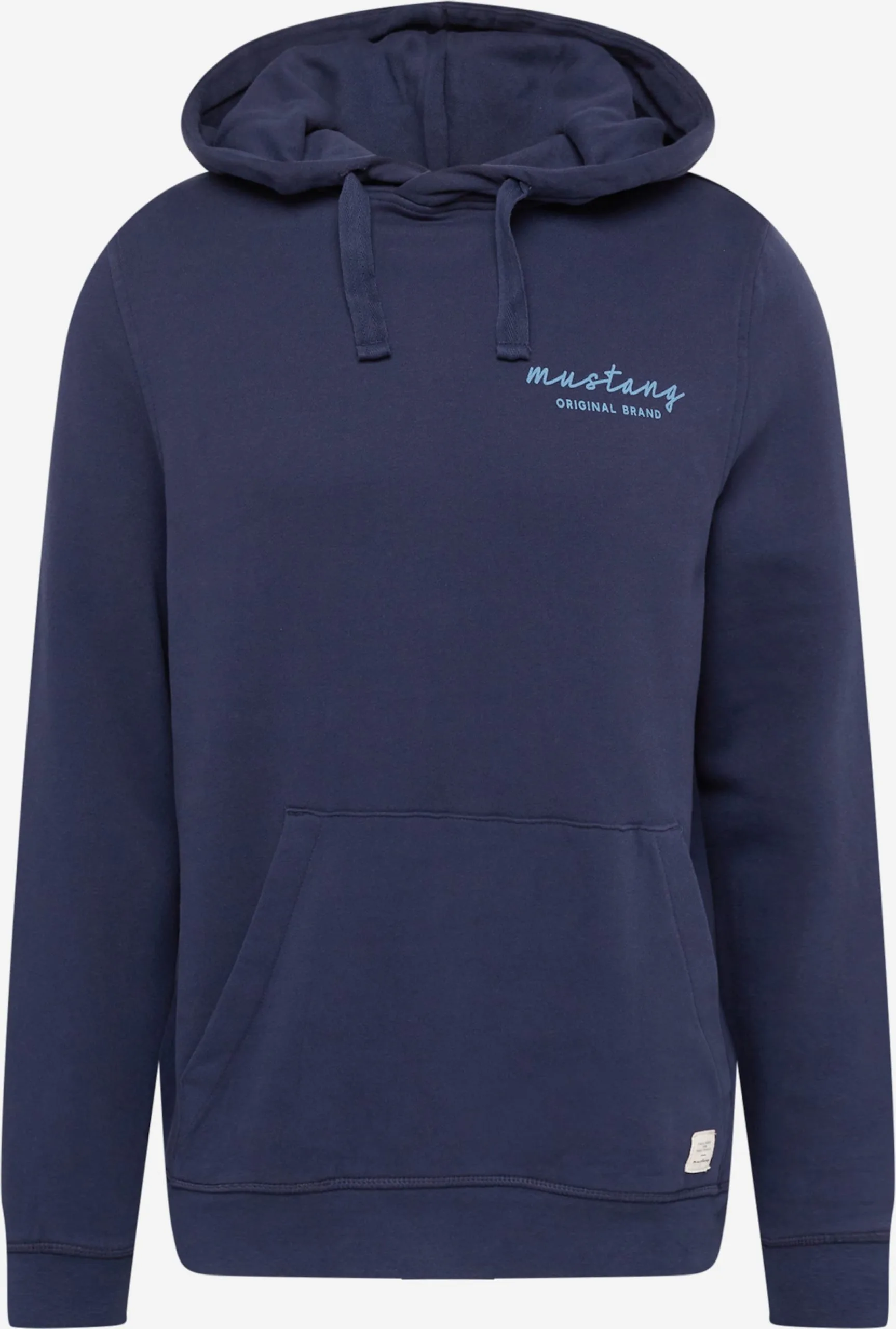 Mustang Hoodies Sweatshirt Bennet Heren Marine / Lichtblauw 3 Mustang Hoodies Sweatshirt Bennet Heren Marine / Lichtblauw