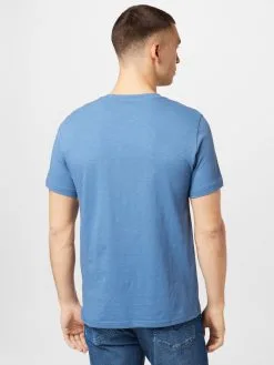 Mustang T-shirts Shirt Alex Heren Smoky Blue -Mustang Verkoop 8776290eeb5cee99c96077679ca48650